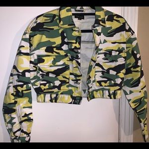 Army crop jacket